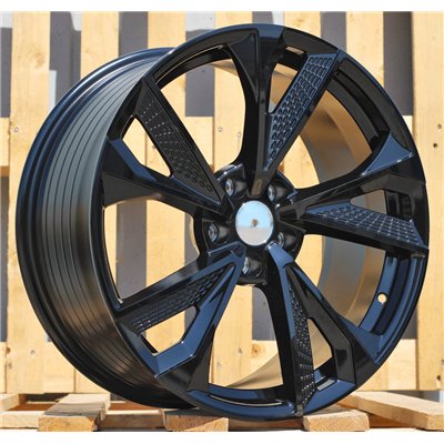 R17x7.5  5X112  ET  36  66.5  B1566  (FBX008)  Black (BL)  For AUDI  (Z6)  (HYBRID FORGED)
