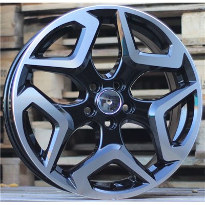 R17x7  5X100  ET  55  56.1  B1606  Black Polished (MB)  For SUBARU  (Z1)