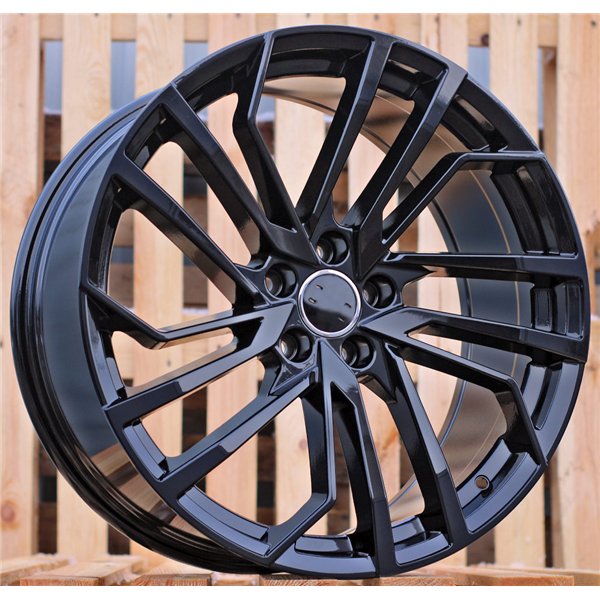 R18x8  5X112  ET  40  66.5  B1618  (FBX158)  Black (BL)  For AUDI  (Z5)  (HYBRID FORGED)