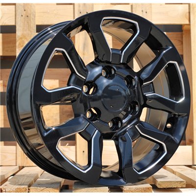R18x7.5  6X139.7  ET  25  106.1  B1623  (IN1103)  Black (BL)  For TOYOTA  (P2)