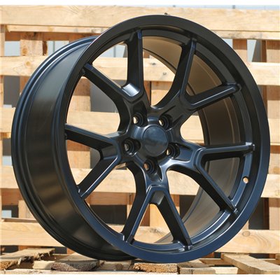 R20x9  5X115  ET  15  71.6  B1742  Black Half Matt (BLHM)  For RACINGLINE  (Z1+Z7)  (DODGE (Front+Rear))