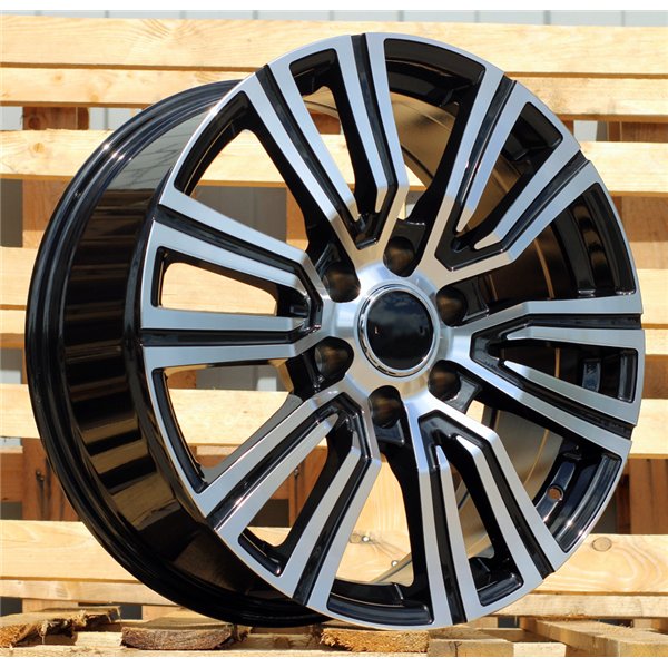 R22x9  5X150  ET  45  110.5  B1754  Black Polished (MB)  For 4X4  (K3)