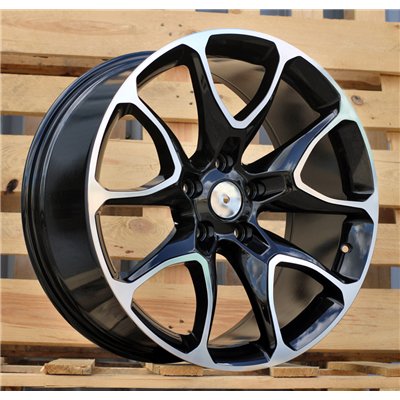 R20x9  5X127  ET  32  71.5  B1790  Black Polished (MB)  For JEEP  (Z6)