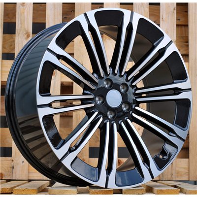 R19x8.5  5X108  ET  45  63.3  B1808  Black Polished (MB)  For LAND ROVER  (Z2)