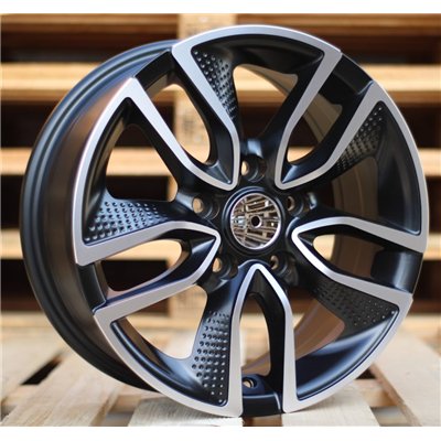 R16x6.5  5X108  ET  40  67.1  B5087  Black Polished Half Matt (MBHM)  For RACINGLINE  (K4)