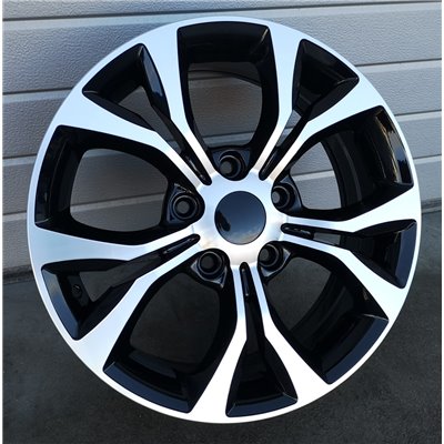 R17x6.5  5X127  ET  40  71.5  B1270  Black Polished (MB)  For CHRYSLER  (Z6)