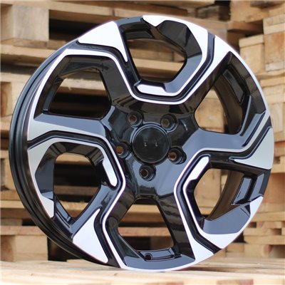 R18x7  5X114.3  ET  45  64.1  B5389  Black Polished (MB)  For HONDA  (K4)