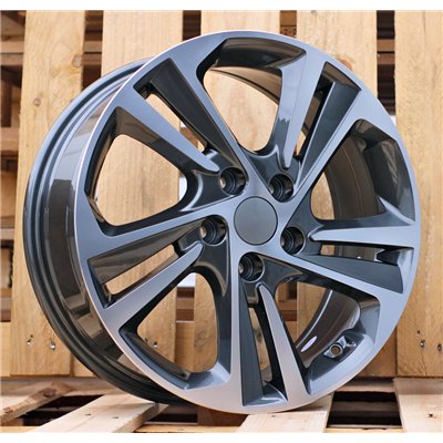 R16x6.5  5X114.3  ET  45  67.1  B5210  Grey Polished (MG)  For HYUNDAI  (P)