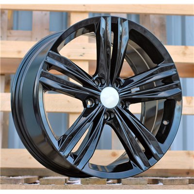 R16x7  5X112  ET  43  57.1  B5293  Black (BL)  For VOLKSWAGEN  (D2+K2)