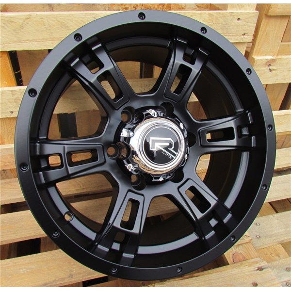 R16x8  6X139.7  ET  0  110.5  B5317  Black Half Matt (BLHM)  For 4X4  (R)