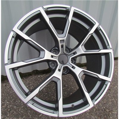 R19x8  5X120  ET  33  72.6  B5601  Grey Polished Half Matt (MGHM)  For BMW  (K2)  ((AKC 90 Eur))
