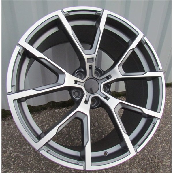 R19x8  5X120  ET  33  72.6  B5601  Grey Polished Half Matt (MGHM)  For BMW  (K2)  ((AKC 90 Eur))