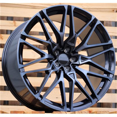 R20x10  5X120  ET  40  74.1  B5771  Black+Tinted Face (BLTF)  For BMW  (K4+P)  (Rear+Front)