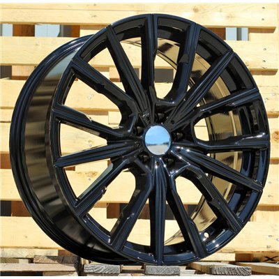 R21x8.5  5X112  ET  25  66.6  B5836  Black (BL)  For BMW  (K4)  (Rear+Front)