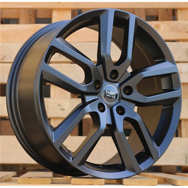 R17x7  5X110  ET  40  65.1  B5883  Black Half Matt (BLHM)  For RACINGLINE  (P)