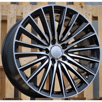 R18x8  5X112  ET  40  66.6  B5909  Black Polished (MB)  For MERCEDES  (K4)  ())