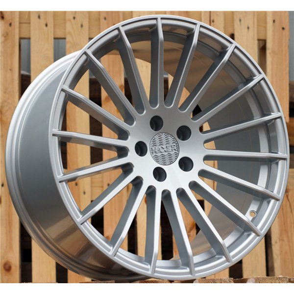 R20x9.5  5X112  ET  37  66.6  A1227  (HX010)  Silver Shining (SS)  For HAXER  (K7+P)  (Rear+Front)