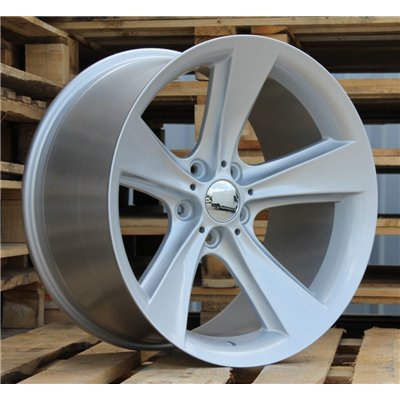 R19x9  5X120  ET  24  74.1  BK086  Silver Shining (SS)  For BMW  (K4)  (Rear+Front)