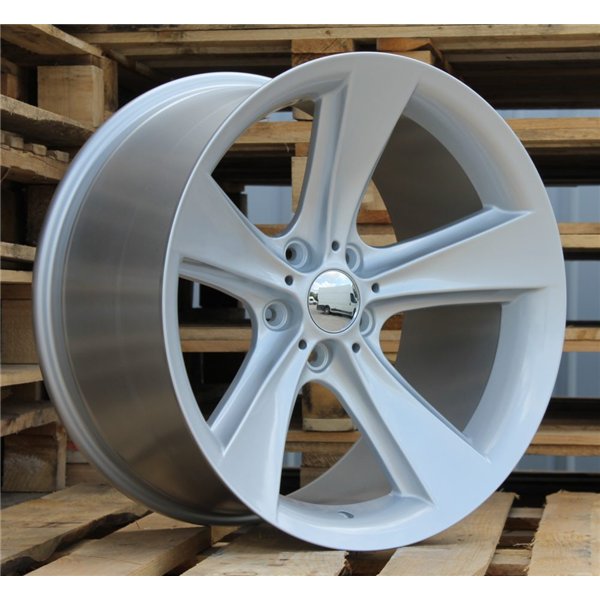 R19x9  5X120  ET  24  74.1  BK086  Silver Shining (SS)  For BMW  (K4)  (Rear+Front)