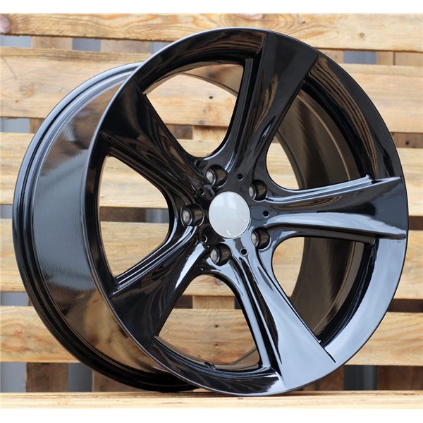 R19x9  5X120  ET  24  74.1  BK086  Black (BL)  For BMW  (P+K2)  (Rear+Front)