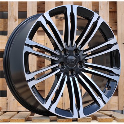 R24x9.5  5X120  ET  45  72.6  3S1066  (BY1808)  Black Polished (MB)  For LAND ROVER  (K3)