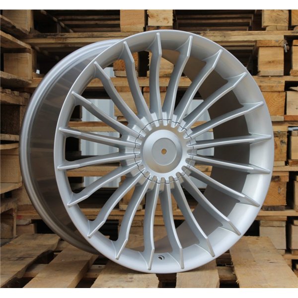R18x8.5  5X120  ET  33  72.6  BK273  Silver (SI)  For BMW  (P+K2)  (ALPINA Style Rear+Front)