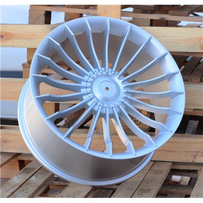 R20x8.5  10X112/120  ET  33  72.6  BK273  Silver Shining (SS)  For BMW  (K4)  (ALPINA Style Rear+Front)