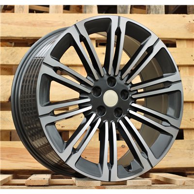 R24x9.5  5X120  ET  40  72.6  3S1066  (BY1808)  Grey Polished (MG)  For LAND ROVER  (K3)