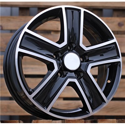 R15x6.5  5X118  ET  45  71.1  BK473  Black Polished (MB)  For 4X4  (K2+R)  ((max 1250kg))