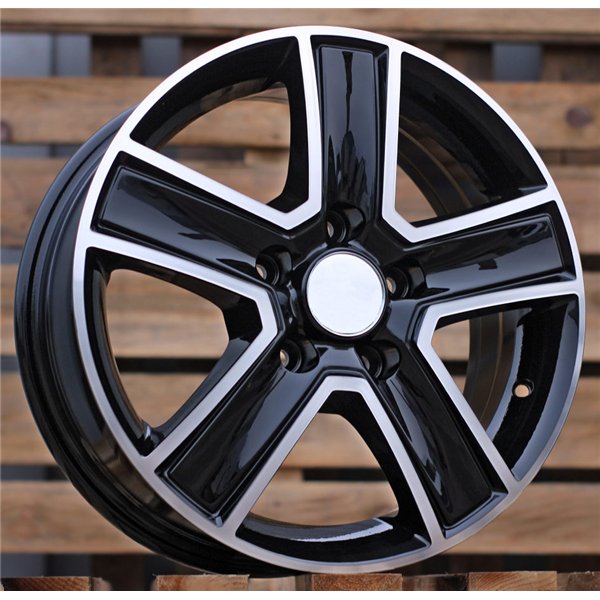 R15x6.5  5X118  ET  45  71.1  BK473  Black Polished (MB)  For 4X4  (K2+R)  ((max 1250kg))