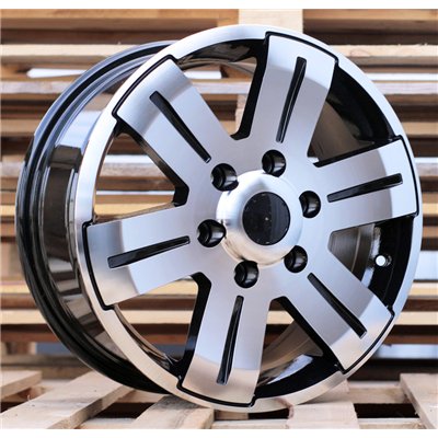 R16x7  5X130  ET  55  89.1  BK562  Black Polished (MB)  For MERCEDES  (P2+K4+K2)  ((max 1400kg))