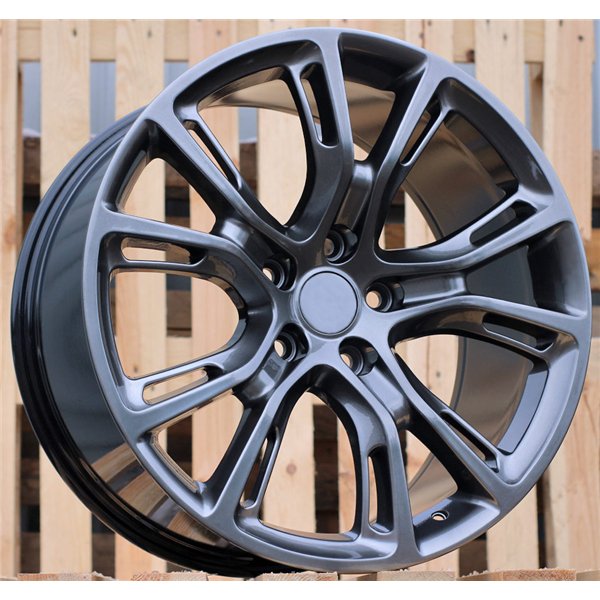R22x9  5X127  ET  34  71.5  BK568  Hyper Black (HB)  For JEEP  (P)