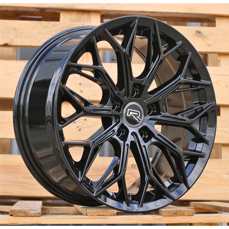 R17x7.5  5X114.3  ET  40  67.1  A1407  Black (BL)  For RACINGLINE  (P)