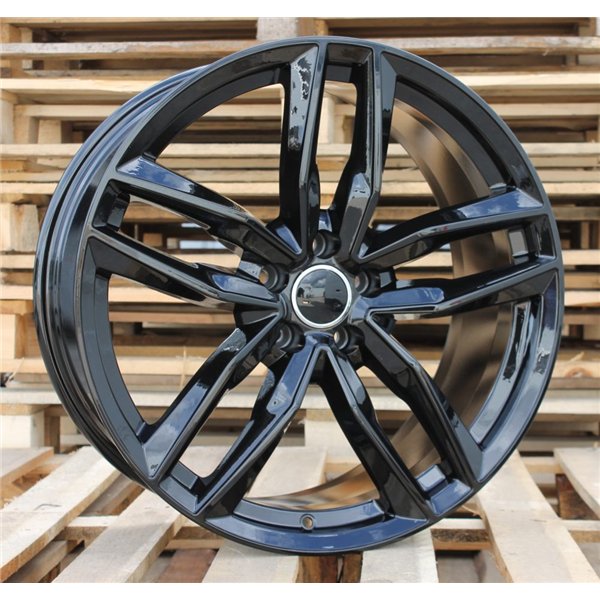 R18x8  5X112  ET  39  66.5  BK690  (BY1126)  Black (BL)  For AUDI  (Z1)