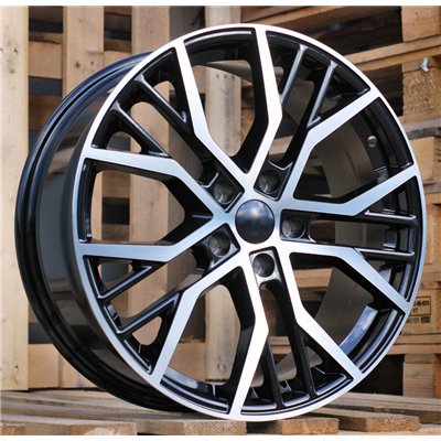 R18x7.5  5X112  ET  45  57.1  BK713  (IN5415)  Black Polished (MB)  For VOLKSWAGEN  (P1+A)