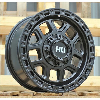 R18x8  10X120/127  ET  30  71.5  BY1375A  Black Half Matt (BLHM)  For 4X4  (Z1)