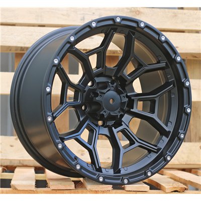 R15x8  6X139.7  ET  M10  110.1  A1915  Black Half Matt (BLHM)  For 4X4  (P)