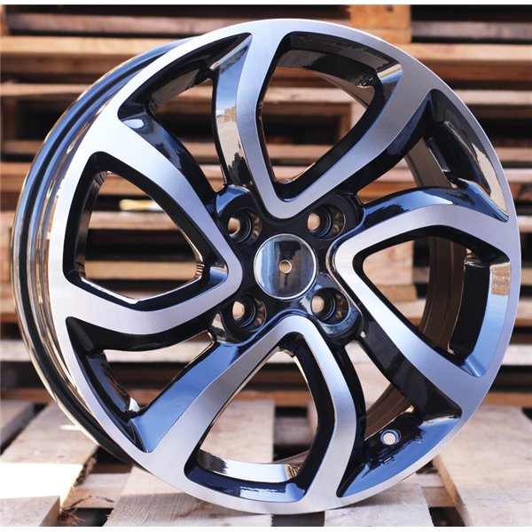 R16x6.5  4X108  ET  26  65.1  A417  Black Polished (MB)  For CITROEN  (P)