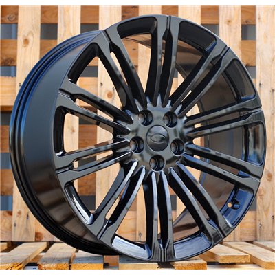 R22x9.5  5X120  ET  42.5  72.6  3S1066V  (FBX190)  Black (BL)  For LAND ROVER  (P2)  (HYBRID FORGED (For M14x1.5 bolts))