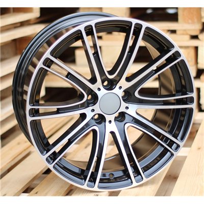 R19x9.5  5X112  ET  39  66.6  BY599  Black Polished (MB)  For BMW  (K7)  ((AKC 70 Eur))