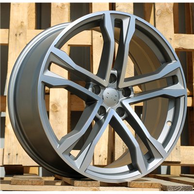 R19x8.5  5X112  ET  35  66.6  D5520  Grey Polished Half Matt (MGHM)  For AUDI  (K7)