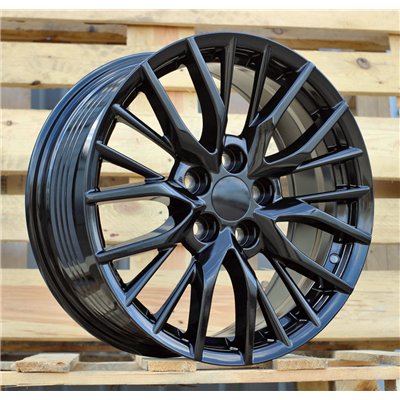 R17x7.5  5X114.3  ET  40  60.1  F0133  (FBX047)  Black (BL)  For TOYOTA  (Z5)  (HYBRID FORGED)