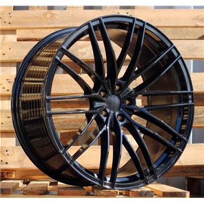 R19x8.5  5X112  ET  35  66.5  F1995  (YF0417)  Black (BL)  For AUDI  (K7)  (HYBRID FORGED ABT Style)