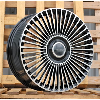 R20x8.5  6X139.7  ET  30  77.8  F3039  Black Polished (MB)  For 4X4  (K3)  (HYBRID FORGED)