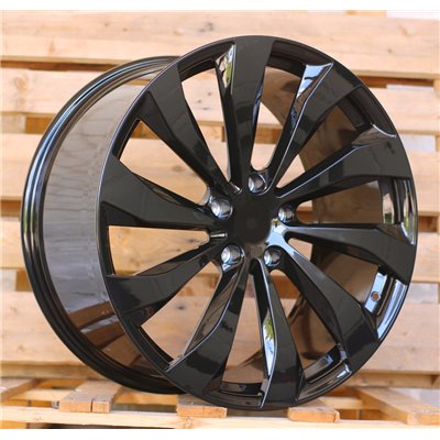 R22x9.5  5X130  ET  55  71.6  FB0545  Black (BL)  For PORSCHE  (K7)  (FORGED (Rear+Front))