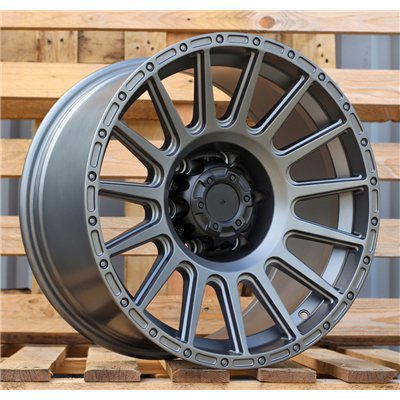R17x9  6X139.7  ET  0  106.1  FBX026  Gun Metal Half Matt (GMHM)  For 4X4  (Z6)  (HYBRID FORGED)