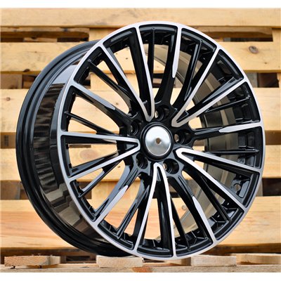 R19x8.5  5X114.3  ET  35  60.1  FBX042  Black Polished (MB)  For TOYOTA  (K7)  (HYBRID FORGED)