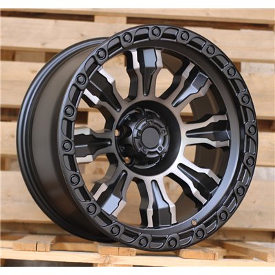 R17x9  6X139.7  ET  0  110.1  FBX087  Black Polished Matt (MBM)  For 4X4  (K3)  (HYBRID FORGED Bronze)