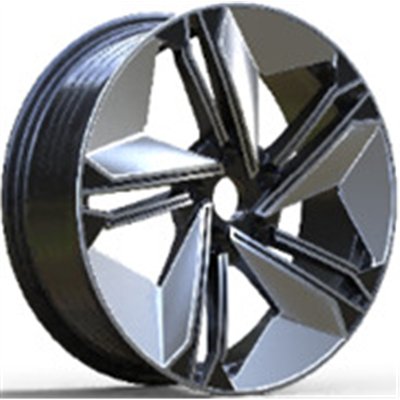 R19x8.5  5X112  ET  35  66.56  FBX334  Silver Shining+Black (SSBL)  For AUDI  (Z5)  (HYBRID FORGED)