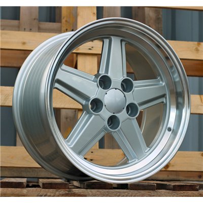 R17x8  5X112  ET  19  66.6  FD5938  Silver+Polished Lip (SP)  For MERCEDES  (P)  (Rear+Front)